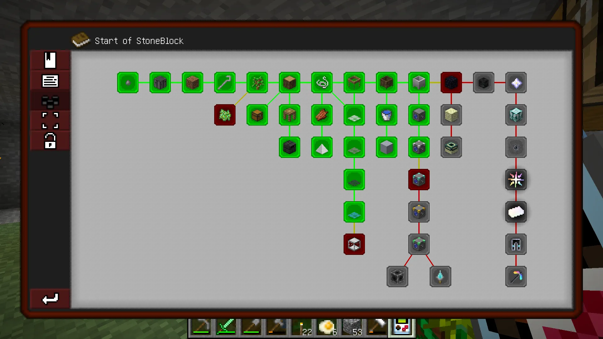 Start of StoneBlock